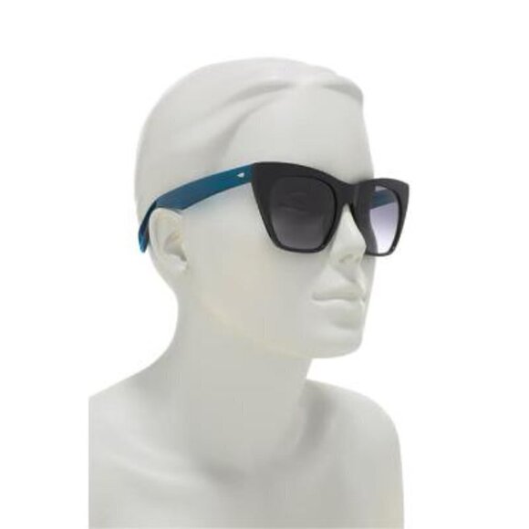 Rag & Bone Womens Cats Eye Blue Black Frame 54mm Sunglasses Case Included New main image 7